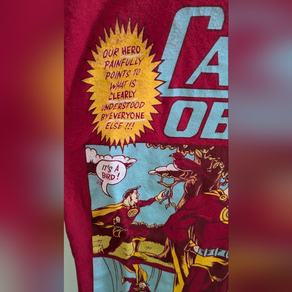 Captain Obvious T-shirt by Threadless - Medium (Juniors) - Picture 3 of 7